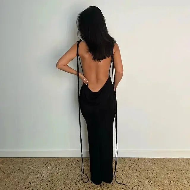 Backless  Dress